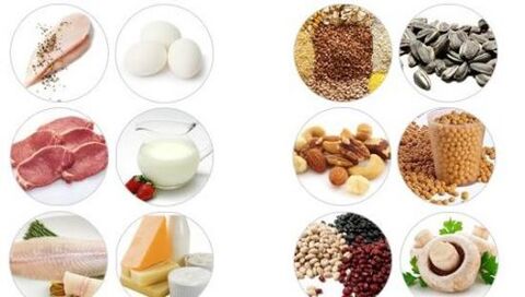 Foods high in animal protein and vegetables for male potency