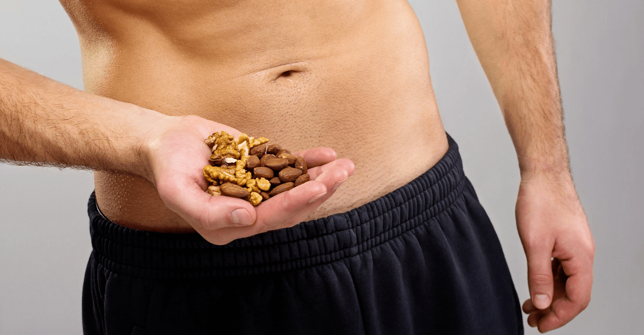 Men who eat nuts increase their potential